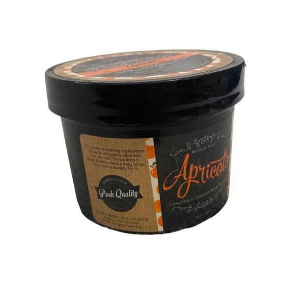 Skindelicious Apricots Nourishing Apricot Body Butter 10 Oz Shea & Cocoa Butter - Picture 4 of 7